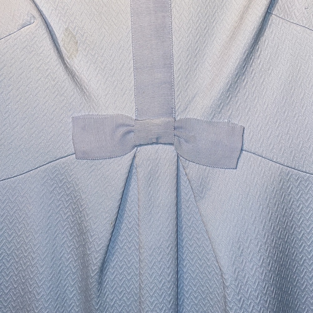 Ted Baker Pale Blue Bow Dress - Picture 3 of 11